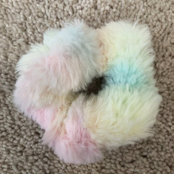 NWOT Kids' Women's Cat Ears Headbands (2) with 3 Soft Plush Scrunchies - Picture 8 of 9